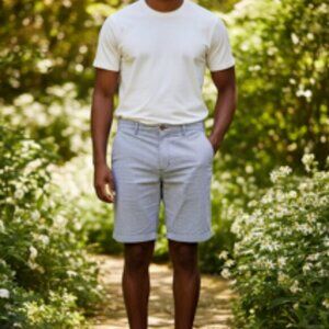 Tommy Bahama Light Blue Men’s Flat Front Shorts